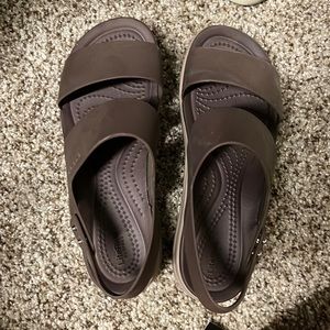 Brooklyn Croc Wedges